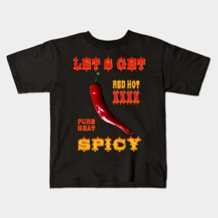 Hot Chili Spicy Food Expert Kids T-Shirt